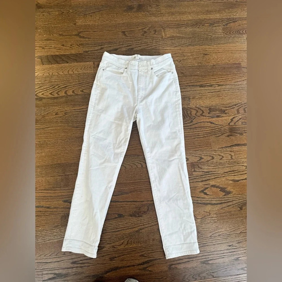 Madewell Womens The Girljean in Tile White Size 27. Bloggers Favorite - Picture 2 of 11